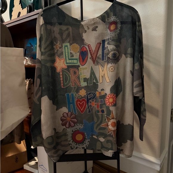 Dreamy Floral Long Sleeve Top - Multicolor - Picture 2 of 4